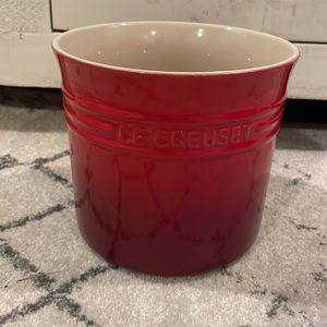 Red Le Creuset Crock